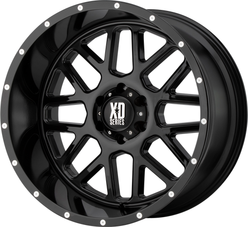 XD 820 Grenade 20x10 Gloss Black -24mm  6-139.7mm