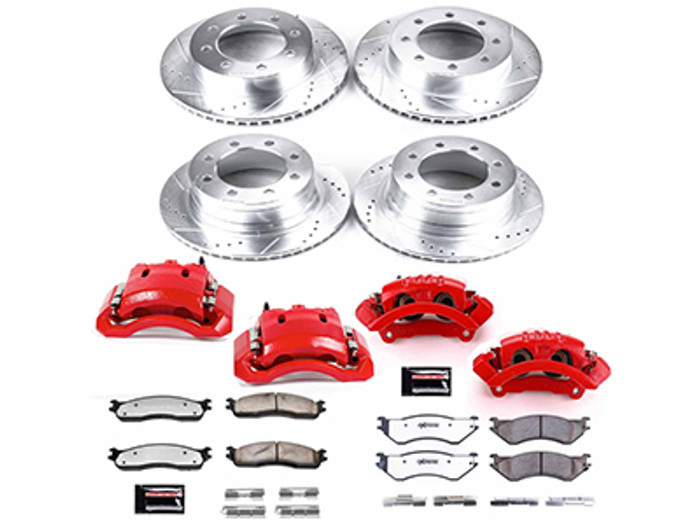 Z36 Truck & Tow Brake Upgrade Kit (red powdercoated calipers)