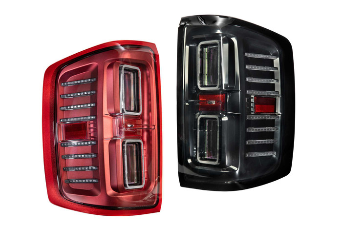 Morimoto XB Red Halogen Tail Lights 14-18 Silverado