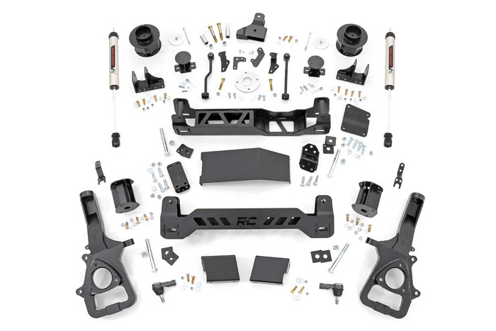 Rough Country 5" RAM 1500 Suspension Lift Kit 4wd w/Air Suspension 22" Factory Wheels (19-20) 