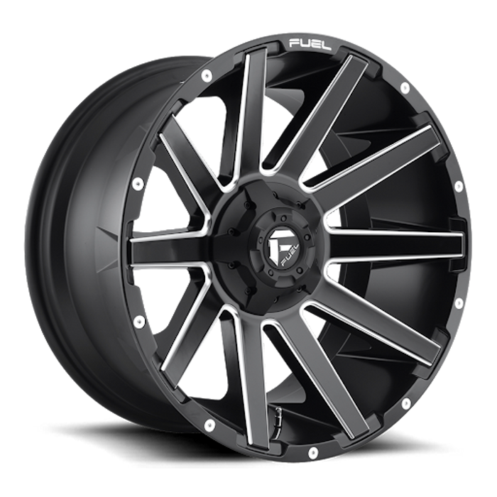 Fuel D616 Contra 20x10 Matte Black -19mm Offset