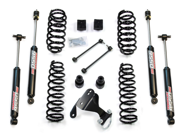 Tera Flex 2.5" Coil Spring Base Lift Kit w/9550 VSS Twin Tube Shocks 