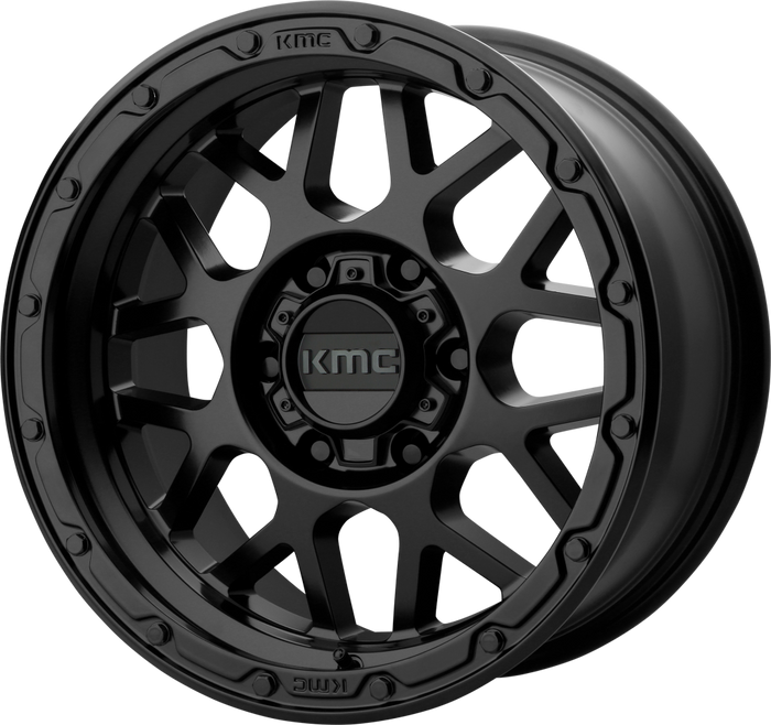 KMC 535 Grenade 20x9 Matte Black + 18mm 6-135mm