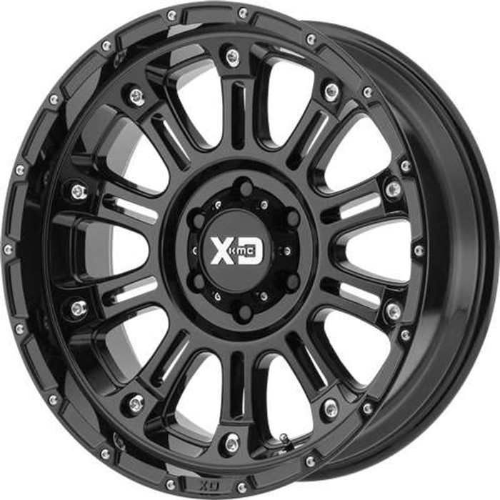 XD 829 Hoss II Gloss Black 18x9  0mm  8-180mm 