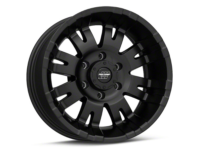 Pro Comp Wheels 01 Series 17x9 Satin Black -6mm 