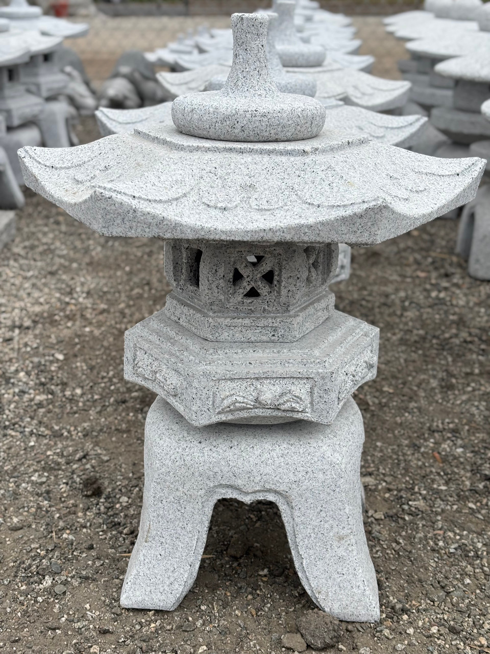House of Bonsai Yukimi Stone Lantern - Thumbnail 3