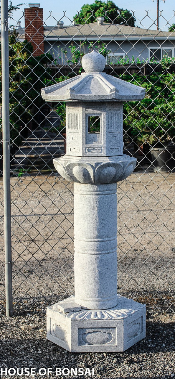 Antique Katsuga Stone Lantern