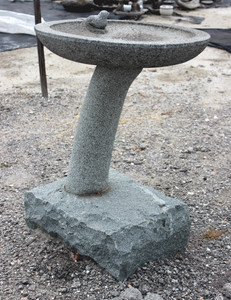 Classic Style Solid Granite Green Stone Tall Bird Bath (In-Store Pick Up Only) - Main Image Classic Style Solid Granite Green Stone Tall Bird Bath (In-Store Pick Up Only) - Main Image
