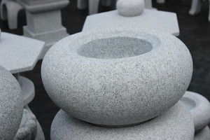 Tetsu bachi Stone water basin + various size available Tetsu bachi Stone water basin + various size available