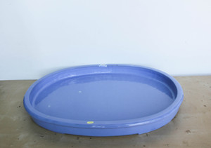 XLarge bonsai baby blue pot for forest, rafting, penjing, saikei Oval, inside 24.5"l x 17.75"W x 2" actual depth XLarge bonsai baby blue pot for forest, rafting, penjing, saikei Oval, inside 24.5"l x 17.75"W x 2" actual depth