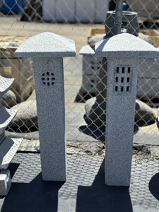 Miyoshi ( post ) Stone Lantern 3' & 4'tall Miyoshi ( post ) Stone Lantern 3' & 4'tall