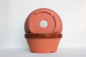 Japanese Tokoname terracotta training pot 2/set - #11