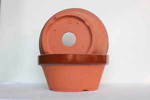 Japanese Tokoname terracotta training pot 2/set - #12