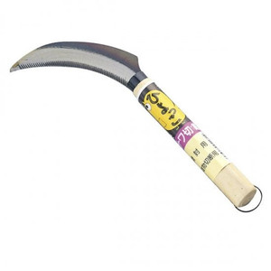 Japanese sickle for repotting  with fine tooth 9.5"L