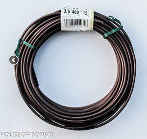 Japanese Aluminum 3.5 mm Bonsai Training Wire - Small Roll 400 g - Main Image Japanese Aluminum 3.5 mm Bonsai Training Wire - Small Roll 400 g - Main Image