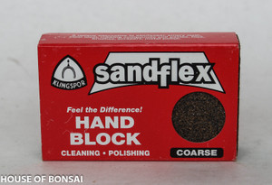 Sandflex Abrasive Sanding Hand Block for Tool Maintenance - Coarse Grit - Main Image Sandflex Abrasive Sanding Hand Block for Tool Maintenance - Coarse Grit - Main Image