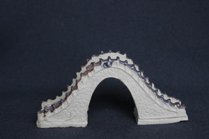 5"L x 2.5"H  Arched bridge  Mudmen Bonsai figurine