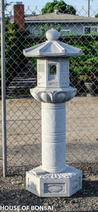 Antique Katsuga Stone Lantern - Main Image Antique Katsuga Stone Lantern - Main Image