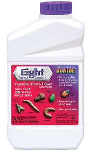 Bonide Eight Insect Control for Vegetables Fruit and Flowers Concentrate 32 fl oz Bottle - Main Image from Manufacturer's Website Bonide Eight Insect Control for Vegetables Fruit and Flowers Concentrate 32 fl oz Bottle - Main Image from Manufacturer's Website
