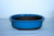 Japanese Yokkaichi Baby Blue Glazed Oval 11.75"L x 10"W x 3.25"H Ceramic Bonsai Pot - Main Image