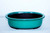 Japanese Yokkaichi Teal Green Glazed Oval 11.75"L x 10"W x 3.25"H Ceramic Bonsai Pot - Main Image