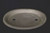 Raft Ceramic Japanese  Dark Brown Clay Unglazed Oval 22.5"L x 18"W x 2.5"H Slim Forest &  Bonsai Pot