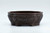 Chinese engraved flower shape pot  outside 12.5" L x 9.5" W x 4.5" H