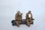 4"L  x  2"H   music time  on Bench Mudmen Bonsai Figurine