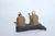 4"L  x  2"H   music time  on Bench Mudmen Bonsai Figurine