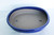 Japanese Yokkaichi Dark Brown Clay Unglazed Oval 14.5"L x 12.5"W x 3.5"H Ceramic Bonsai Pot
