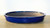 Japanese Yokkaichi Royal Blue Glazed Oval 13.75"L x 10.75"W x 2.0"D Forest & Raft Ceramic Bonsai Pot - Main Image