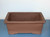 Chinese Guangzhou (Standard Quality) Medium Brown Unglazed Rectangle 15.75"L x 11.5"W x 6.5"H Ceramic Bonsai Pot - Main Image