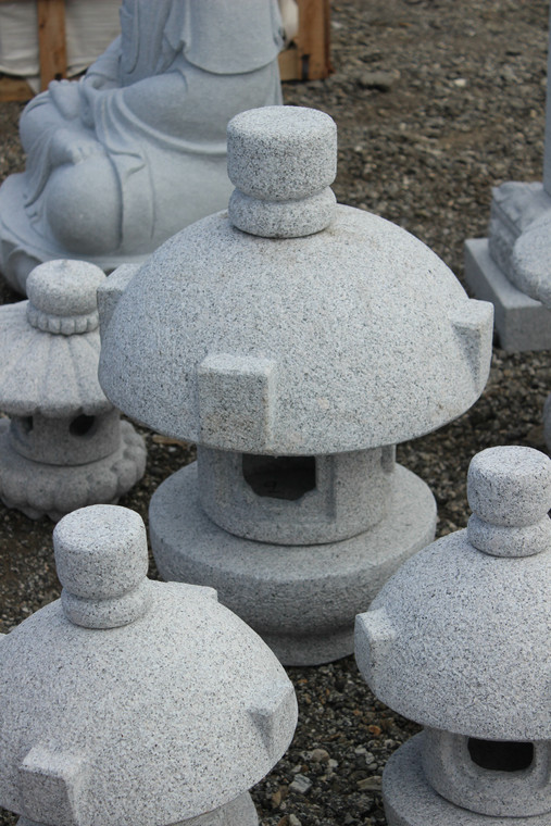 Misaki  Top quality Stone Lantern - 12"W x18"H + various size available