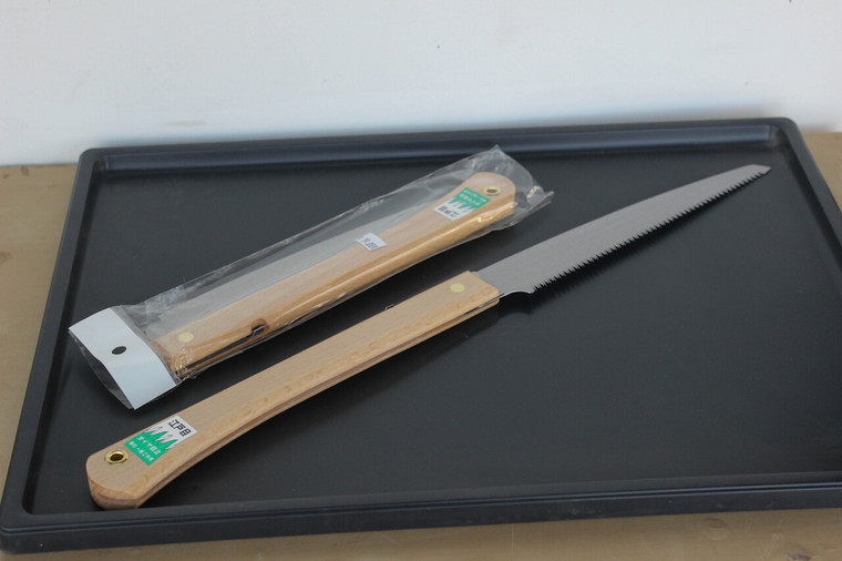 Japanes Fine teeth Folding saw 8" blade, 10"Long wooden handle, bonsai Tool