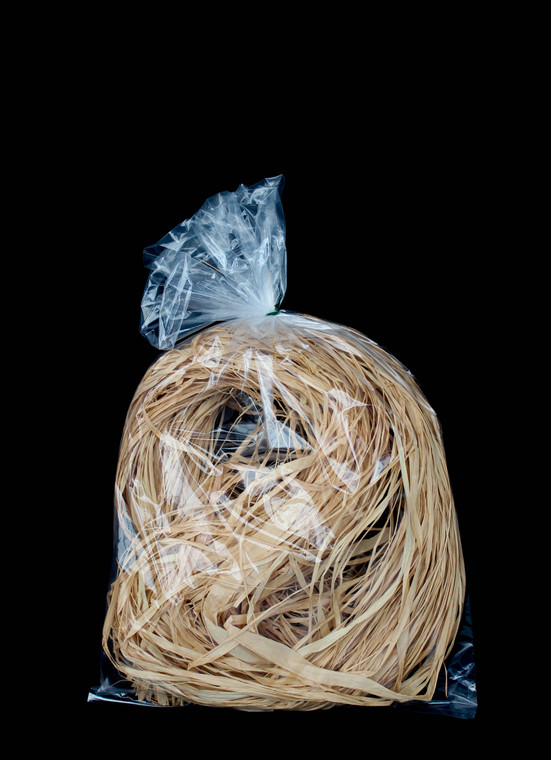 Natural Dried Raffia for Bonsai (About 3.5 ft Long) - Approx. 0.25 lb Small Size Bag - Main Image