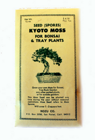 Kyoto Bonsai Moss Seed Spores Pack