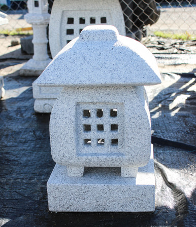 Antique Tenka Chaya Granite Stone Lantern