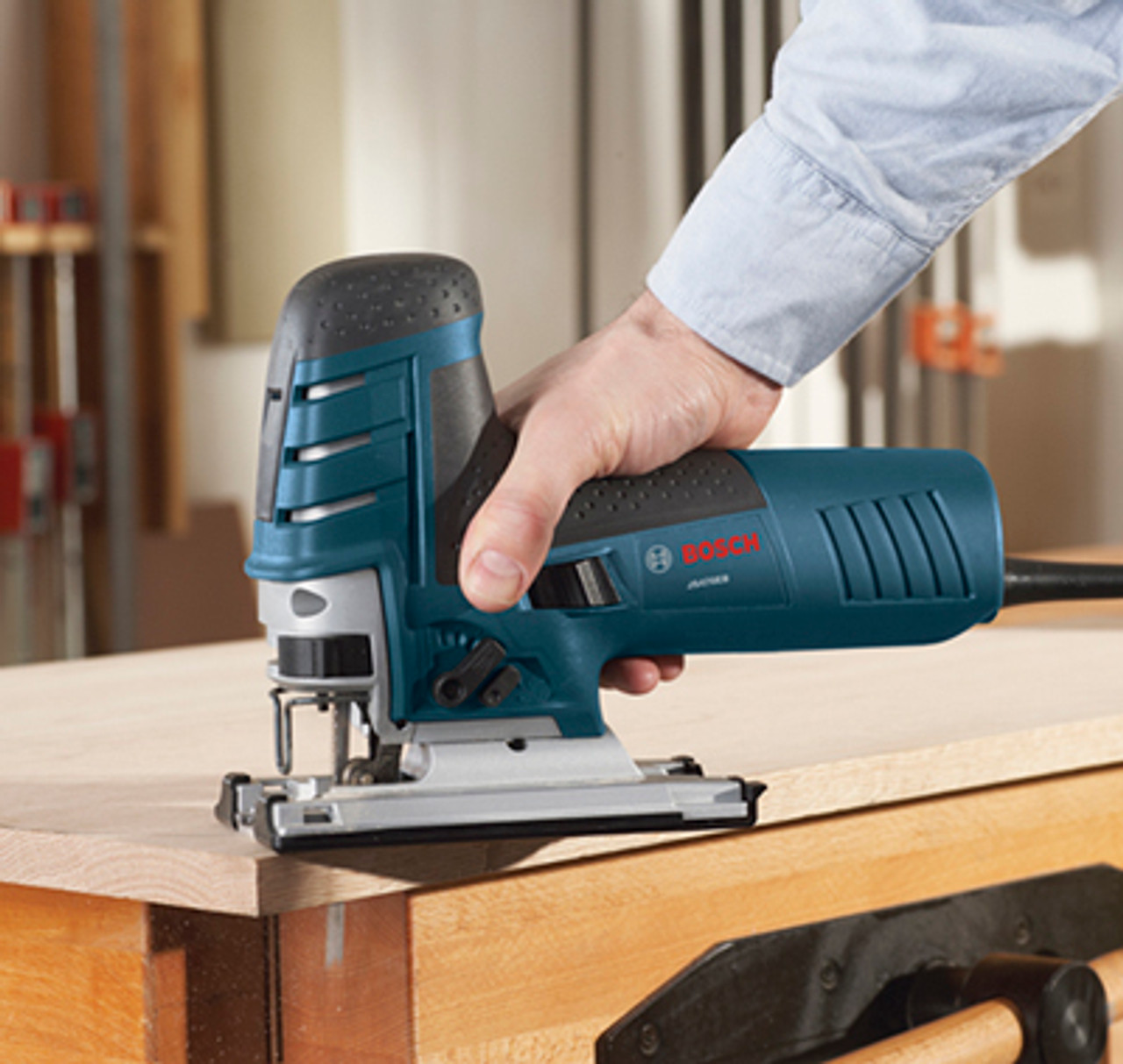 Bosch BOS JS470EB 7amp Barrel Grip Variable Speed Jigsaw