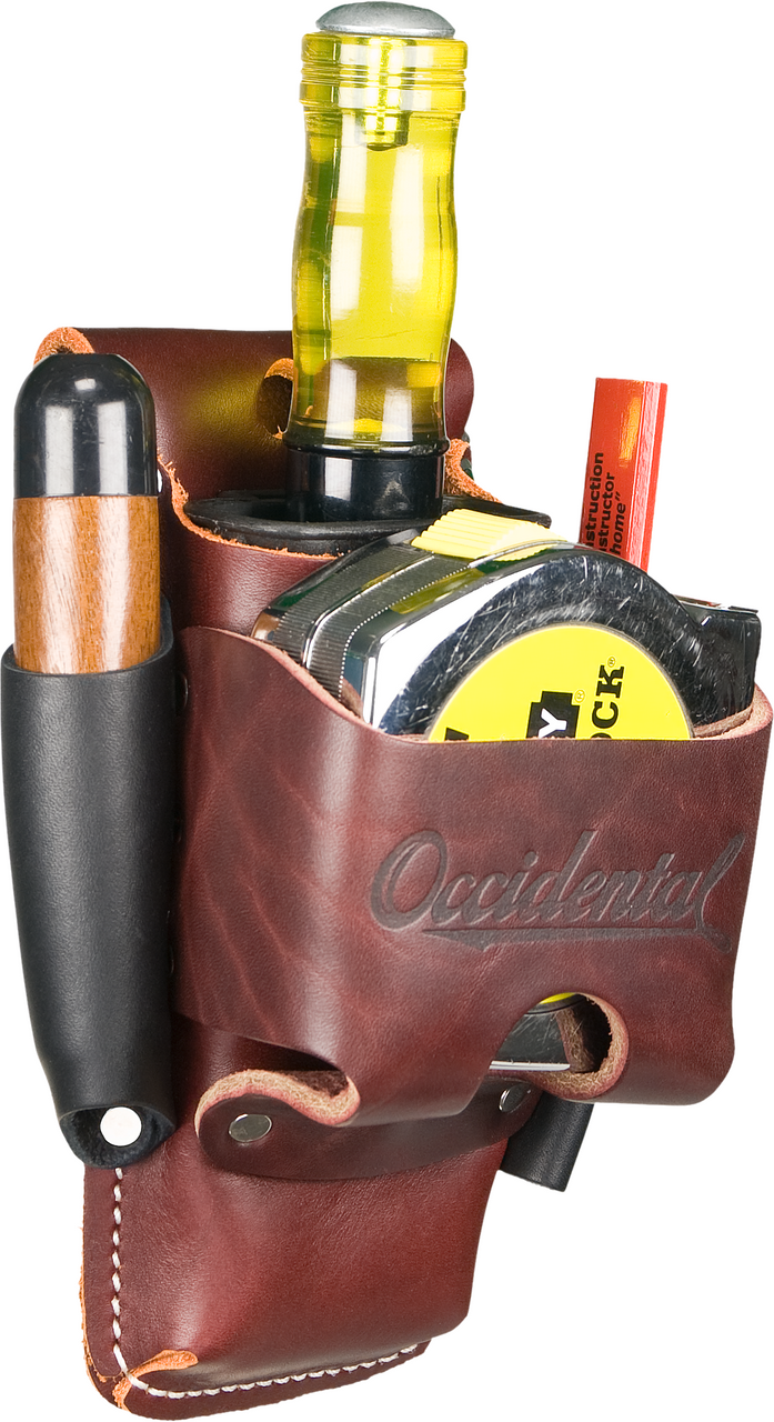 Occidental Leather 5523 Clip-On in Tool Tape Holder by Occidental - 5