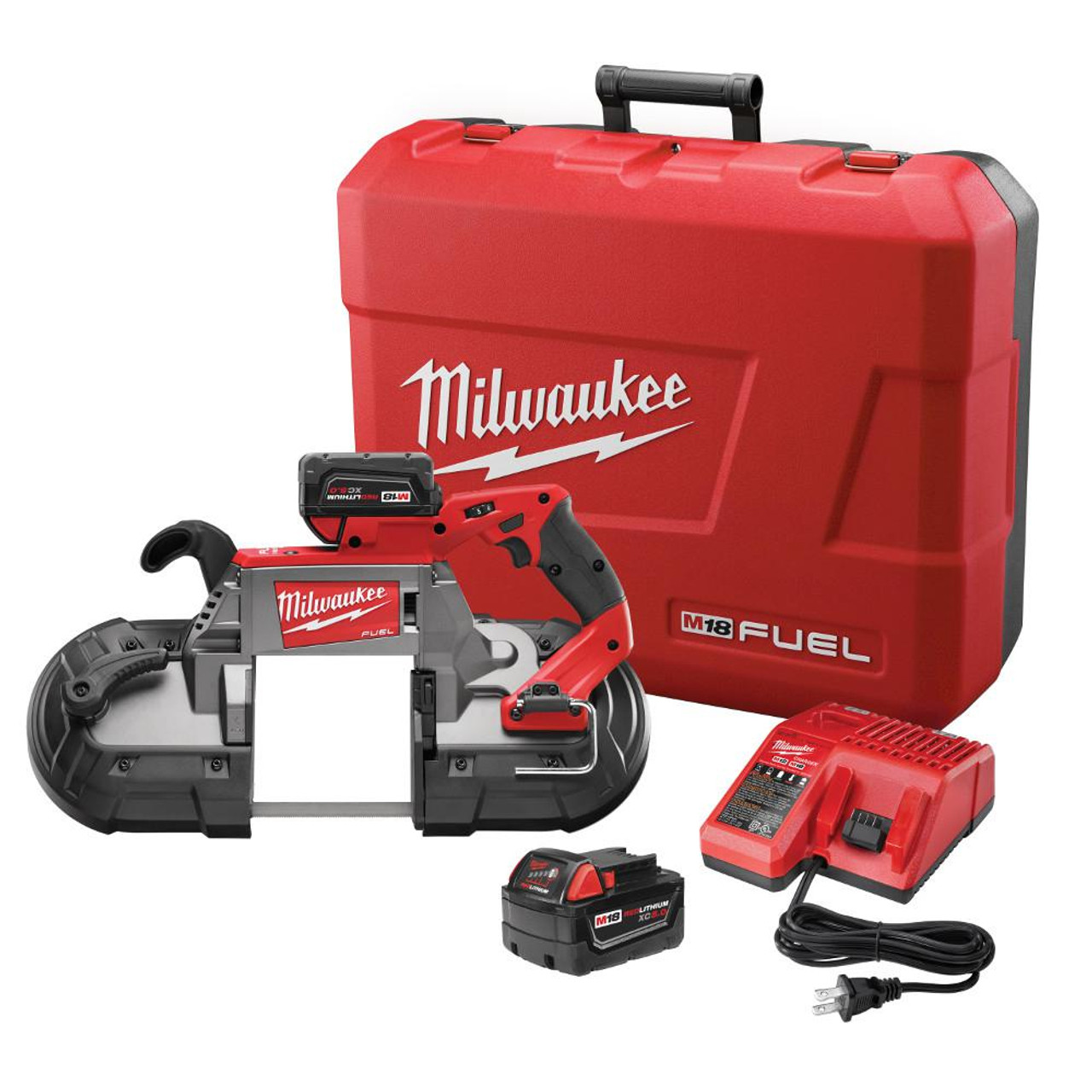 Milwaukee MIL-2729-22 M18 FUEL Deep Cut Band Saw 2x XC5.0Ah Kit  Atlas-Machinery