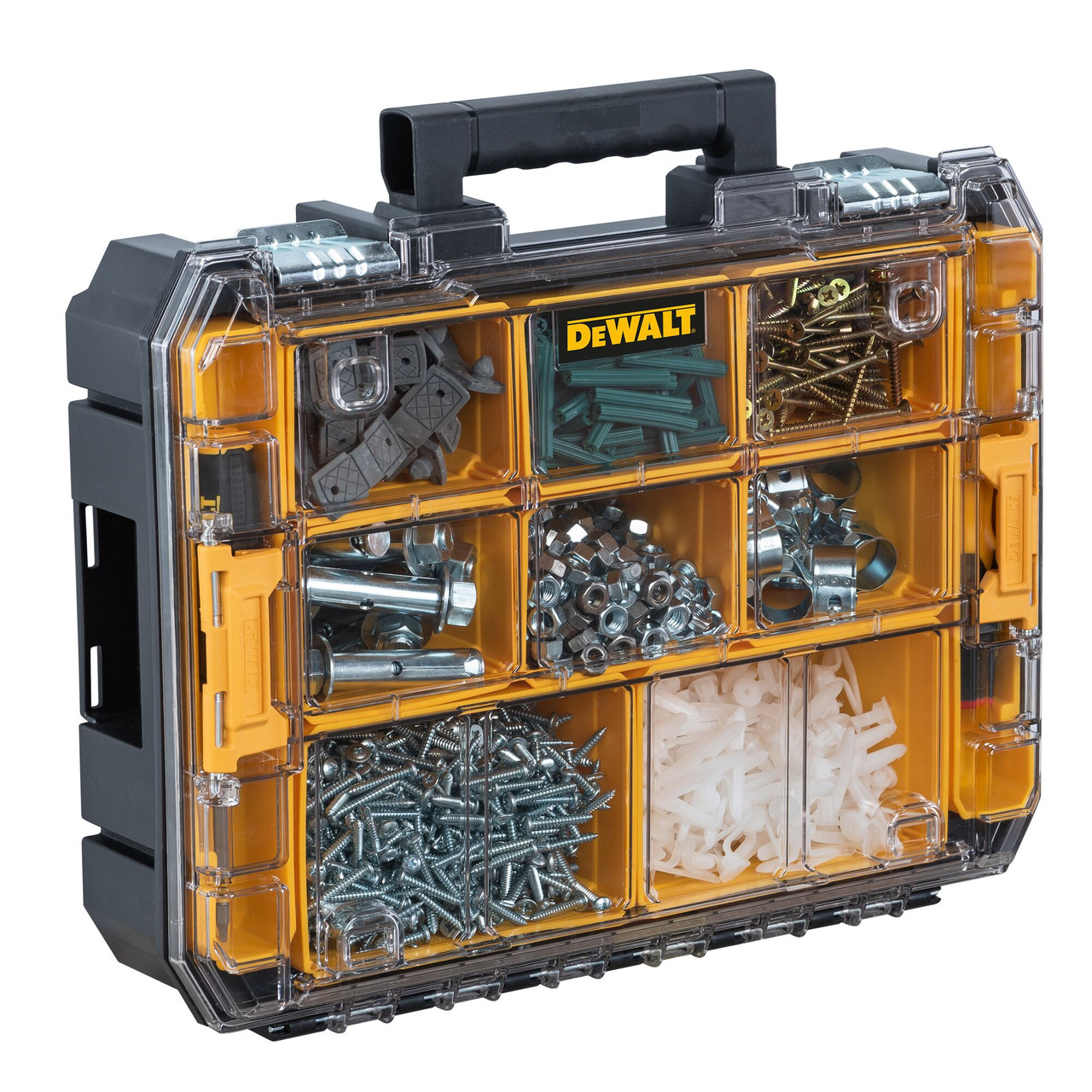 DEWALT TSTAK Tool Organizer, Holds Up To 44 lbs, Clear Lid