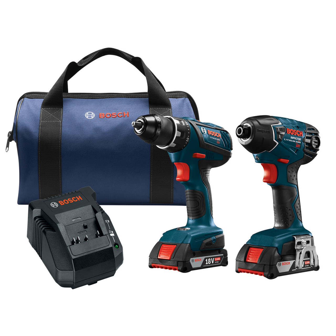 BOSCH CLPK232A 181 18V Lithium Ion Cordless Two Tool Combo Kit