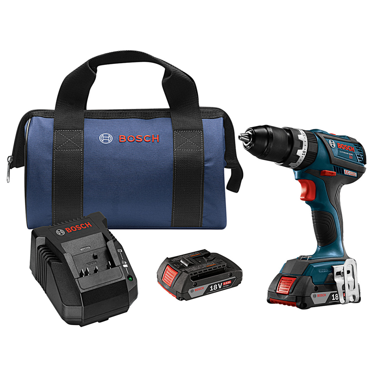 Bosch BOS HDS183 01 18V EC Brushless Compact Tough 1 2 In. Hammer