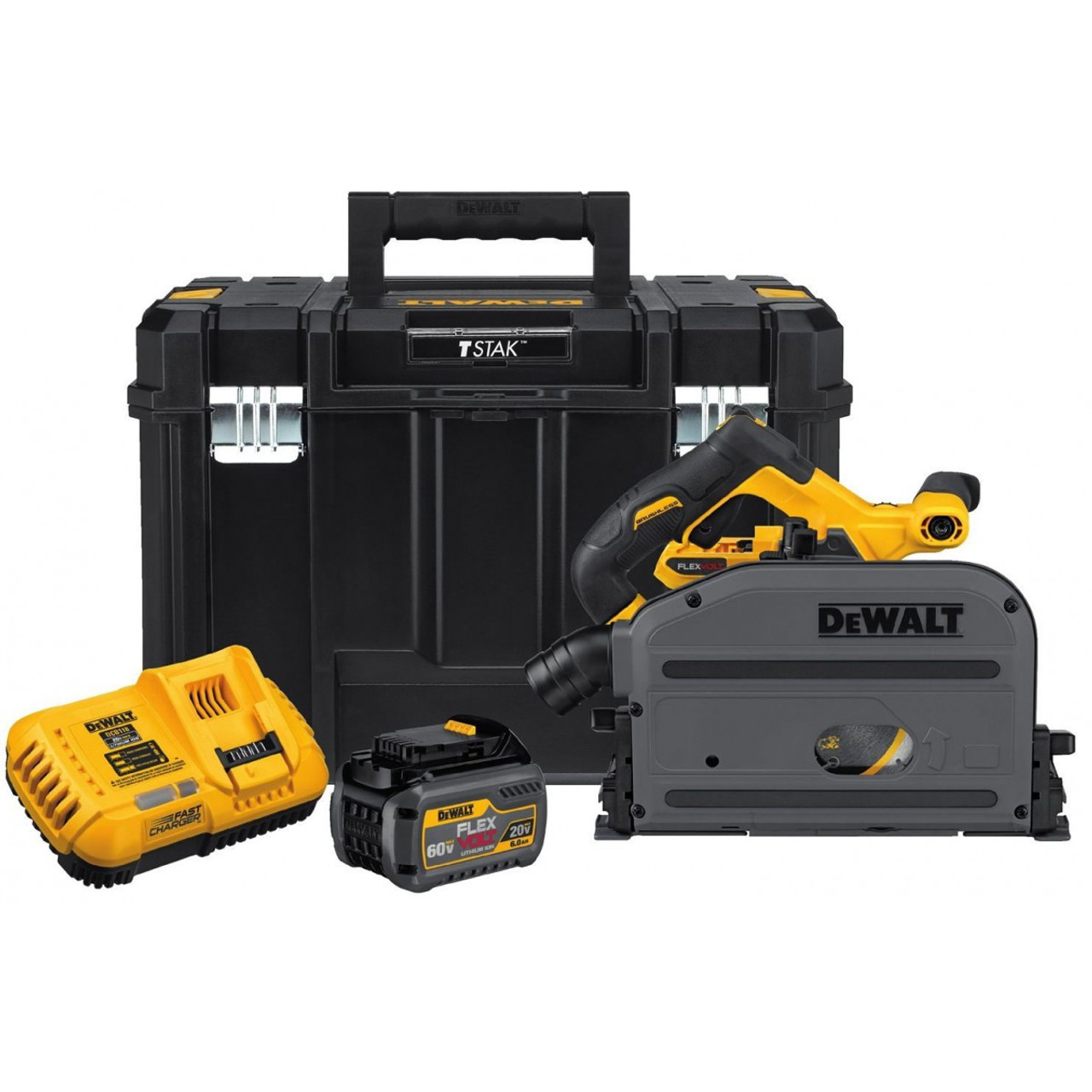 DEWALT DEW-DCS520T1 60V MAX 6-1/2in (165mm) Cordless Tracksaw Kit