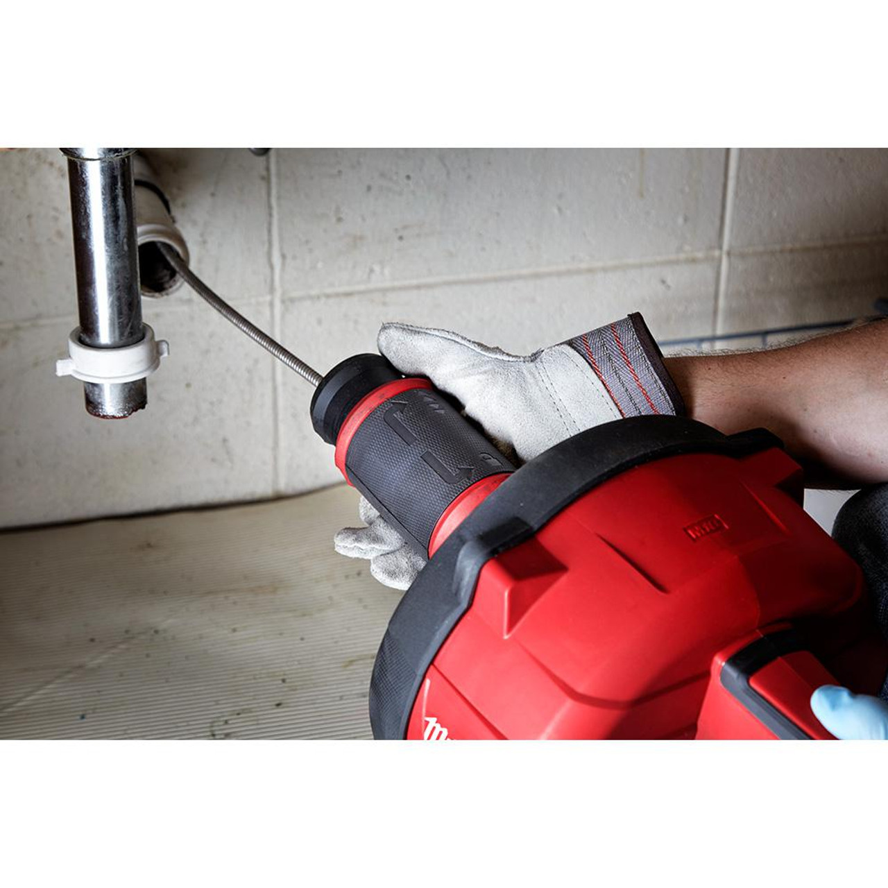 Milwaukee cordless clearance drain snake