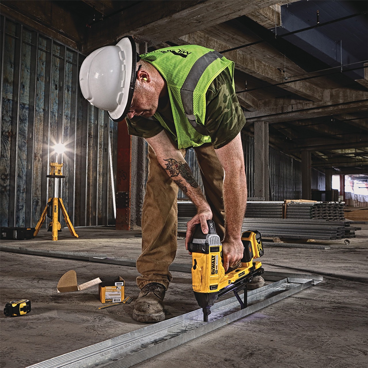 Dewalt concrete 2025 nail gun