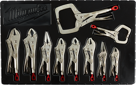 Milwaukee MIL-48-22-3690 10-Piece Torque Lock Pliers Kit - Atlas