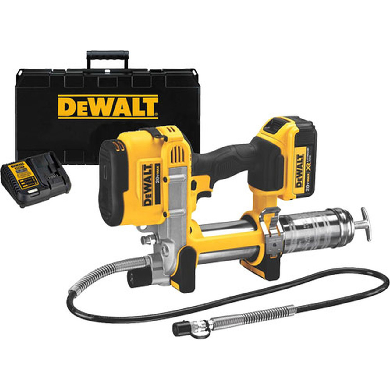 Dewalt 20v Max Lithium Ion 4 0 Ah Cordless Grease Gun Kit