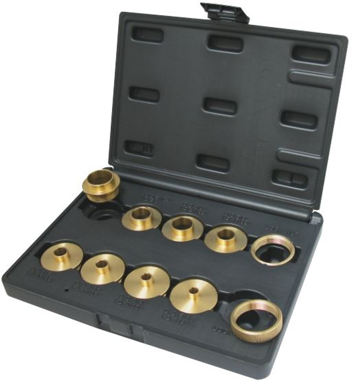 Router Template Guide Kit ! 9- Piece brass set !