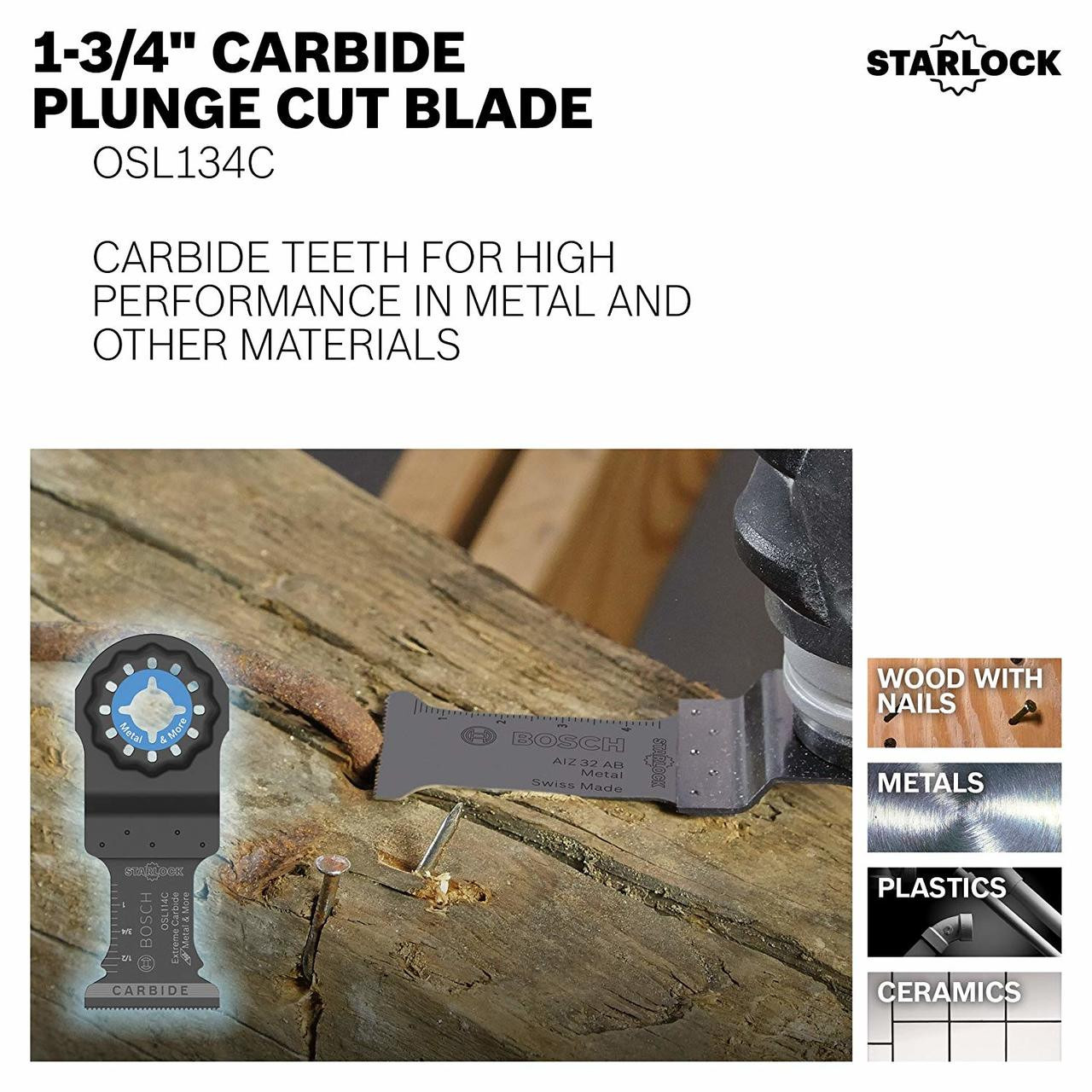 Bosch starlock 2024 carbide blades